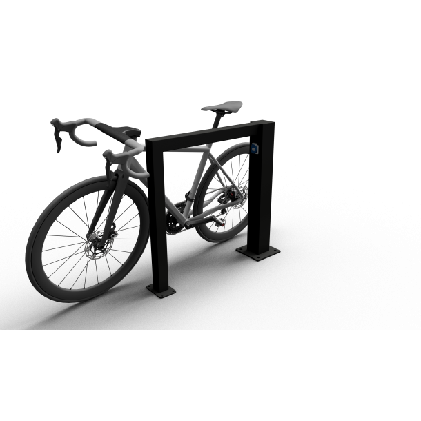 E-bike lean-on hoop | Single hoop | without lockable loading box